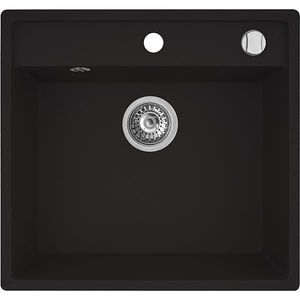 Chiuveta bucatarie PYRAMIS Altexia 1B 70099301, 1 cuva, compozit granit, negru