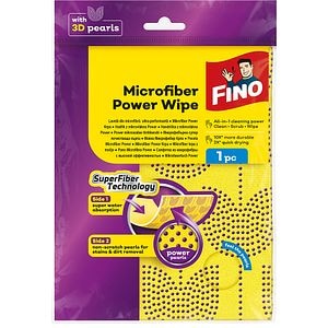 Laveta microfibra FINO, ultra-performanta, galben, 1 bucata