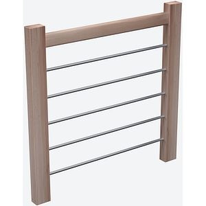 Balustrada etaj Sogem Nevada, fag, 100 cm, natur