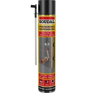 Spuma poliuretanica, aplicare manuala, 750 ml, Galben  Soudal
