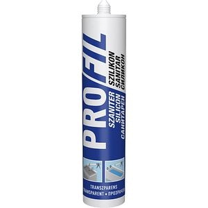 Silicon Pentru Spatii Umede, Transparent, Aplicare Pistol, 270 Ml  Profil 