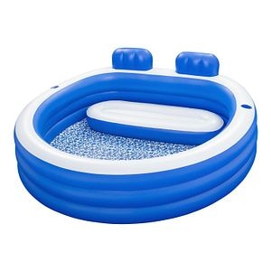 Piscina gonflabila de familie BESTWAY, cu tetiere, 231x219x79cm, 852L