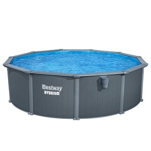 Piscina BESTWAY HYDRIUM, rotunda, otel galvanizat, 488x132 cm, 21490L
