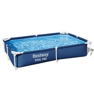 Piscina BESTWAY STEEL PRO, dreptunghiulara, 221x150x43 cm, 1200L