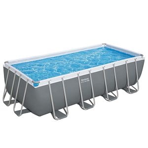 Piscina dreptunghiulara BESTWAY STEEL PRO MAX, 488x244x122 cm, 11532L