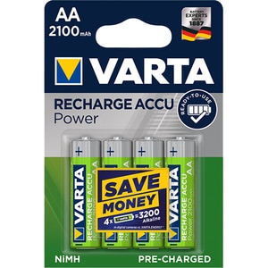 BATERII REINCARCABILE AA 2100MAH 4BUC VARTA