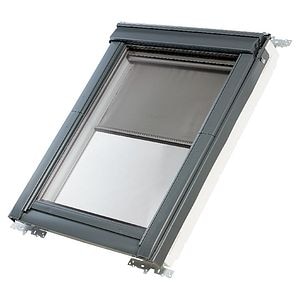 Roleta poliester, gri, 78 x 98 cm • Velux
