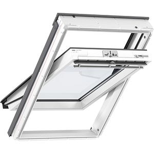 Fereastra mansarda VELUX Basic GLU FK06 0051Z, lemn, operare de sus, 66 x 118 cm, alb