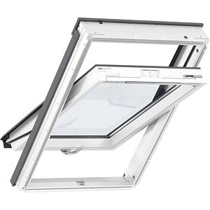 Fereastra mansarda VELUX Basic GLU MK08 0051B, lemn, operare de jos, 78 x 140 cm, alb