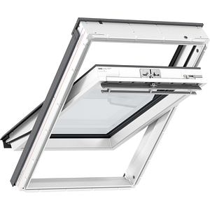 Fereastra mansarda VELUX Basic GLU CK02 0064Z, lemn, operare de sus, 55 x 78 cm, alb