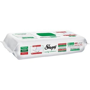 Lavete umede pentru curatare pardoseli SLEEPY Easy Clean, White Soap, 50 bucati