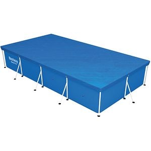 Protectie pentru piscina cu cadru dreptunghiular BESTWAY, 400 x 211 cm, albastru