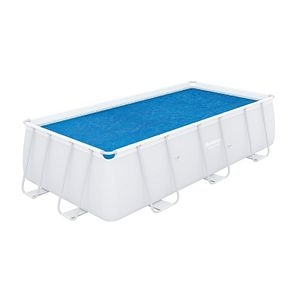 Prelata solara pentru piscina BESTWAY, PE, 380 x 180 cm, compatibil cu Bestway Frame 404 x 201 cm / 412 x 201 cm, albastru
