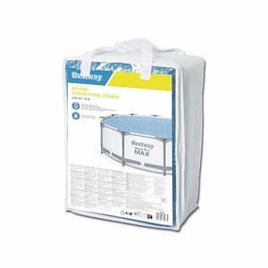 Prelata solara pentru piscina BESTWAY, rotunda, diametru 356 cm, PE, albastru