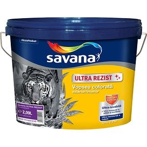Baza de colorare Savana Ultra Rezist, pentru interior/exterior, transparenta, 2.09l