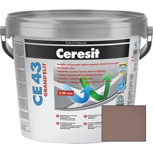 Chit de rosturi gresie si faianta CERESIT CE43, Chocolate, interior/exterior, 5 kg