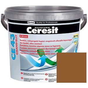 Chit de rosturi gresie si faianta CERESIT CE43, Terra, interior/exterior, 5 kg