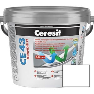 Chit de rosturi gresie si faianta CERESIT CE43, Alb, interior/exterior, 5 kg