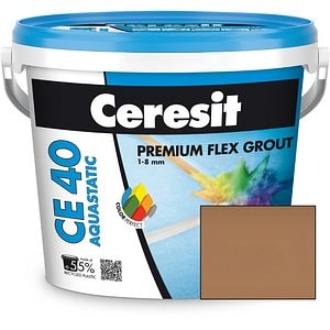 Chit de rosturi gresie si faianta CERESIT CE40, Almond Brown, interior/exterior, 5 kg