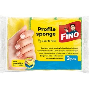 Burete de vase cu canelura FINO, 3 bucati