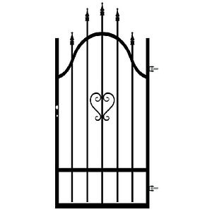 Poarta metalica pietonala Sara, metal, 90 x 180 cm, deschidere dreapta  Polbram