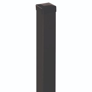 Stalp poarta, negru, 240 x 5 x 5 cm  Polbram
