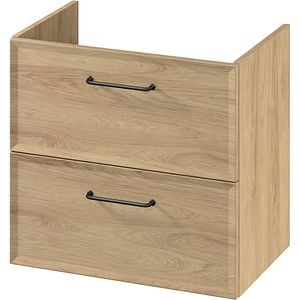 Masca lavoar CERSANIT Mille, 2 sertare, 60 x 45 x 57 cm, stejar