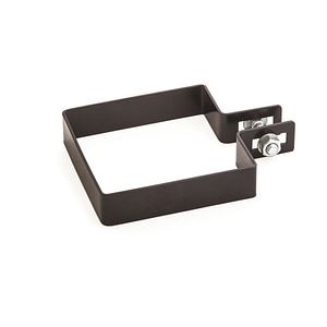 Start sau end clamp 7x7 galvanizat otel, negru, 7 x 7 x H 2.5 cm  Polbram