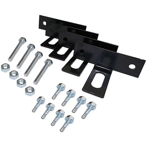 Conector tip T, set 4 buc., negru, 7.5 x 2.5 x 2.5 cm  Polbram