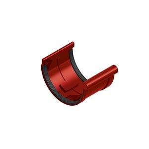 Bratara jgheab PVC rosu d120mm