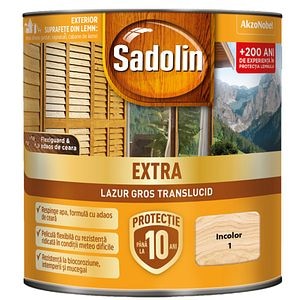 Lazura pentru lemn, incolor, 0.75 l • Sadolin