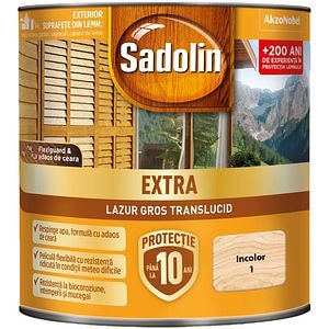 Lazura pentru lemn Sadolin Extra, incolor, 0.75 l