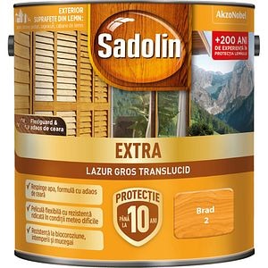 Lazura pentru lemn Sadolin Extra, brad, 2.5 l