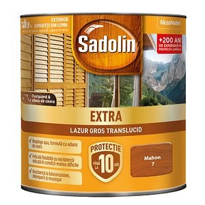 Lazura pentru lemn, mahon, 0.75 l • Sadolin