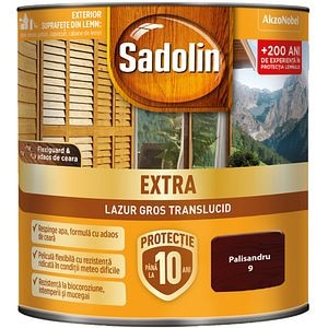 Lazura pentru lemn Sadolin Extra, palisandru, 0.75 l