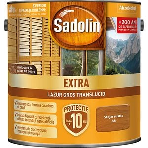 Lazura pentru lemn Sadolin Extra, stejar, 2.5 l