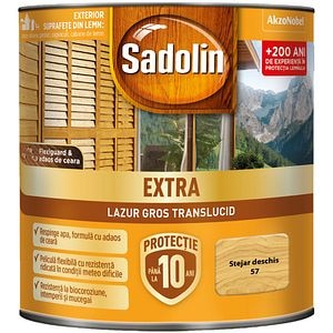 Lazura pentru lemn Sadolin Extra, stejar deschis, 0.75 l