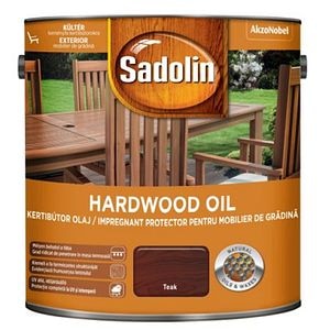 Ulei de in pentru lemn, teak, 2.5 l • Sadolin