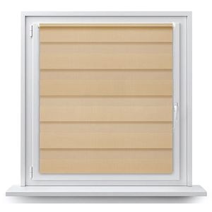 Rulou zi/noapte, 91 x 140 cm, poliester, transparent-bej