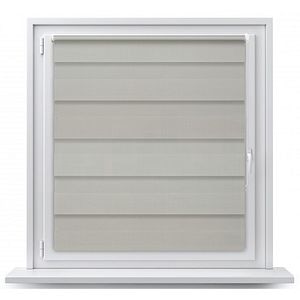 Rulou zi/noapte, 91 x 140 cm, poliester, transparent-gri