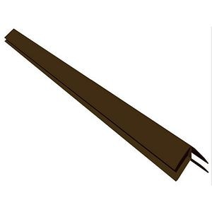 Profil colt universal lambriu, PVC, 300 x 1.2 cm• Vilo