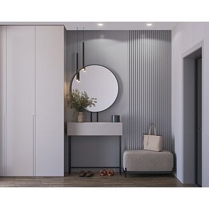 Panou riflaj Mesh Touch M, MPC, 16 x 265.5 cm, gri