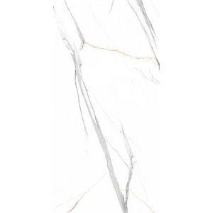 Panou decorativ Calacatta Vilo, SPC, 60 x 120 cm, alb