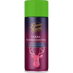 Spray vopsea fluorescenta Forever Paints, verde mat, 400 ml