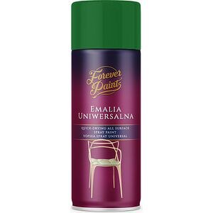 Spray vopsea email universala Forever Paints, verde frunza lucios (RAL 6002), 400 ml