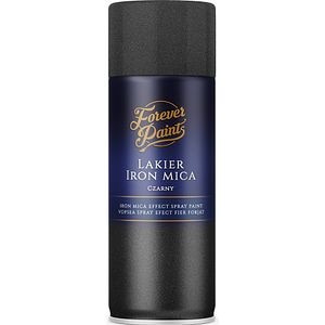 Spray vopsea Iron Mica Forever Paints, negru, 400 ml