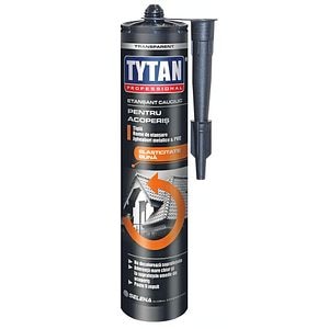 Etansant acoperis, cauciuc, Transparent, Aplicare Pistol, 280 Ml  Tytan Professional 