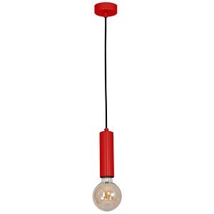 Lustra tip pendul, Rosu, 60 W, 1 x E27 • Luminex 
