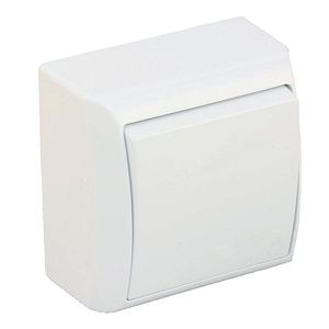 Intrerupator, 1 modul, 10 A, 250 V, alb  Ospel Bis