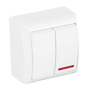 Comutator cu LED, aplicat, IP20